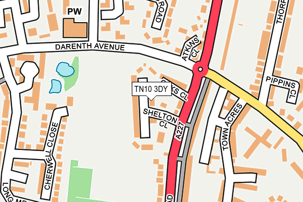 TN10 3DY map - OS OpenMap – Local (Ordnance Survey) TN10 3DY map - OS OpenMap – Local (Ordnance Survey)
