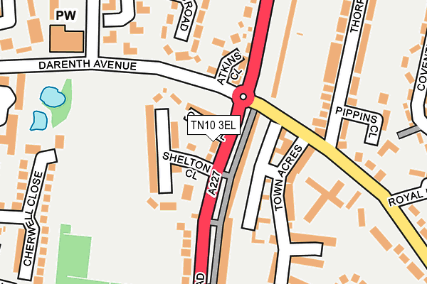 TN10 3EL map - OS OpenMap – Local (Ordnance Survey) TN10 3EL map - OS OpenMap – Local (Ordnance Survey)