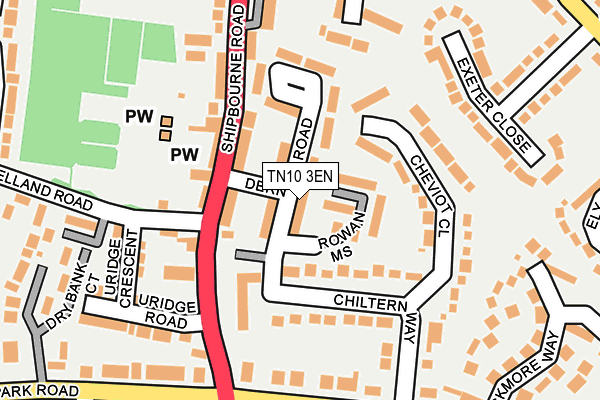 TN10 3EN map - OS OpenMap – Local (Ordnance Survey) TN10 3EN map - OS OpenMap – Local (Ordnance Survey)