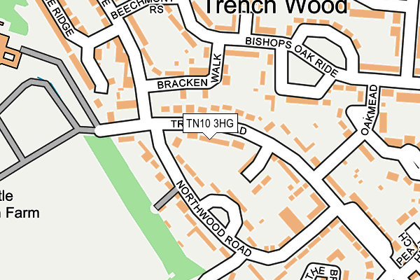 TN10 3HG map - OS OpenMap – Local (Ordnance Survey) TN10 3HG map - OS OpenMap – Local (Ordnance Survey)