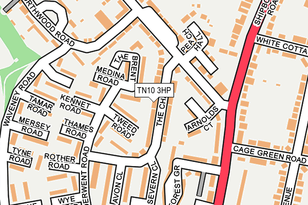 TN10 3HP map - OS OpenMap – Local (Ordnance Survey) TN10 3HP map - OS OpenMap – Local (Ordnance Survey)