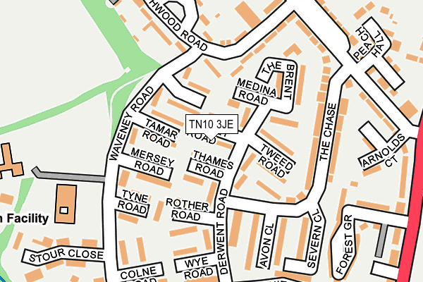 TN10 3JE map - OS OpenMap – Local (Ordnance Survey) TN10 3JE map - OS OpenMap – Local (Ordnance Survey)