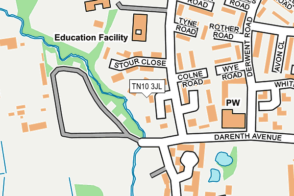TN10 3JL map - OS OpenMap – Local (Ordnance Survey) TN10 3JL map - OS OpenMap – Local (Ordnance Survey)