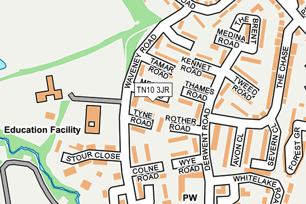 TN10 3JR map - OS OpenMap – Local (Ordnance Survey) TN10 3JR map - OS OpenMap – Local (Ordnance Survey)