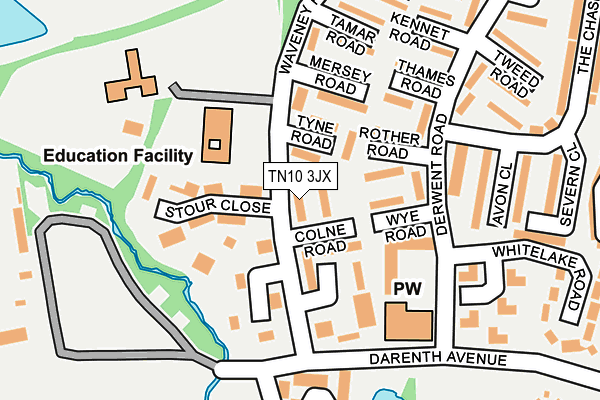 TN10 3JX map - OS OpenMap – Local (Ordnance Survey) TN10 3JX map - OS OpenMap – Local (Ordnance Survey)