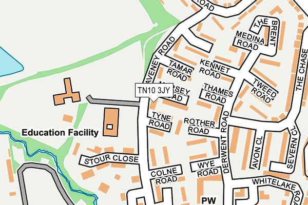 TN10 3JY map - OS OpenMap – Local (Ordnance Survey) TN10 3JY map - OS OpenMap – Local (Ordnance Survey)