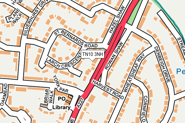 TN10 3NH map - OS OpenMap – Local (Ordnance Survey) TN10 3NH map - OS OpenMap – Local (Ordnance Survey)