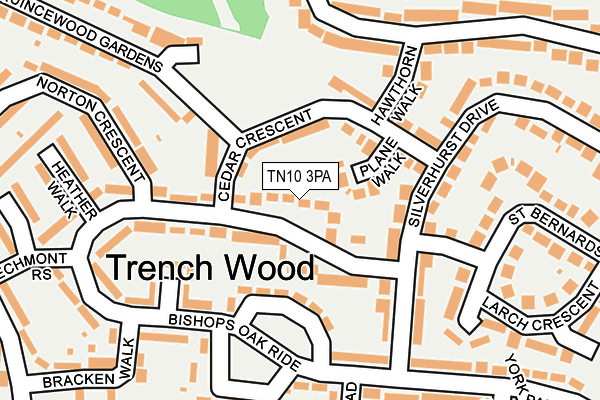 TN10 3PA map - OS OpenMap – Local (Ordnance Survey) TN10 3PA map - OS OpenMap – Local (Ordnance Survey)