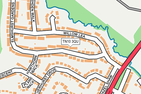 TN10 3QU map - OS OpenMap – Local (Ordnance Survey) TN10 3QU map - OS OpenMap – Local (Ordnance Survey)