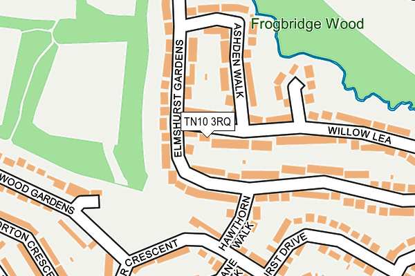 TN10 3RQ map - OS OpenMap – Local (Ordnance Survey) TN10 3RQ map - OS OpenMap – Local (Ordnance Survey)