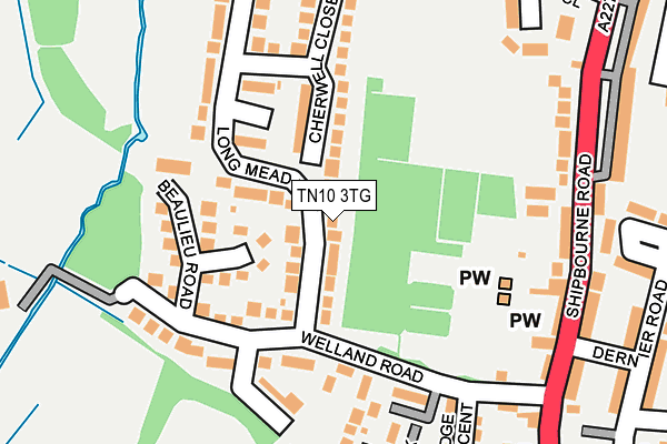 TN10 3TG map - OS OpenMap – Local (Ordnance Survey) TN10 3TG map - OS OpenMap – Local (Ordnance Survey)