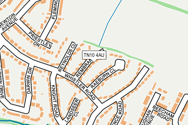 TN10 4AU map - OS OpenMap – Local (Ordnance Survey) TN10 4AU map - OS OpenMap – Local (Ordnance Survey)