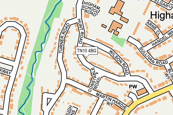 TN10 4BG map - OS OpenMap – Local (Ordnance Survey) TN10 4BG map - OS OpenMap – Local (Ordnance Survey)