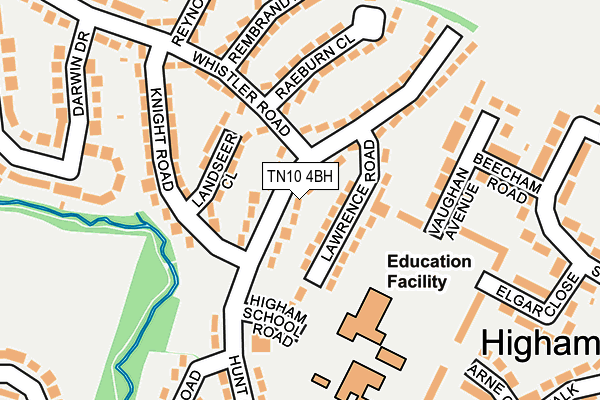 TN10 4BH map - OS OpenMap – Local (Ordnance Survey) TN10 4BH map - OS OpenMap – Local (Ordnance Survey)