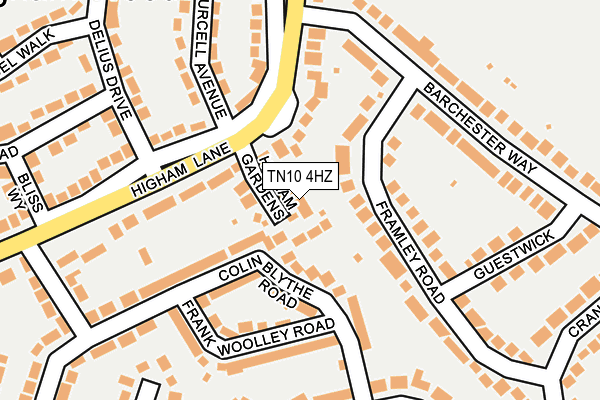 TN10 4HZ map - OS OpenMap – Local (Ordnance Survey) TN10 4HZ map - OS OpenMap – Local (Ordnance Survey)