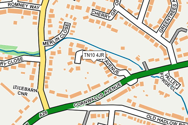 TN10 4JR map - OS OpenMap – Local (Ordnance Survey) TN10 4JR map - OS OpenMap – Local (Ordnance Survey)