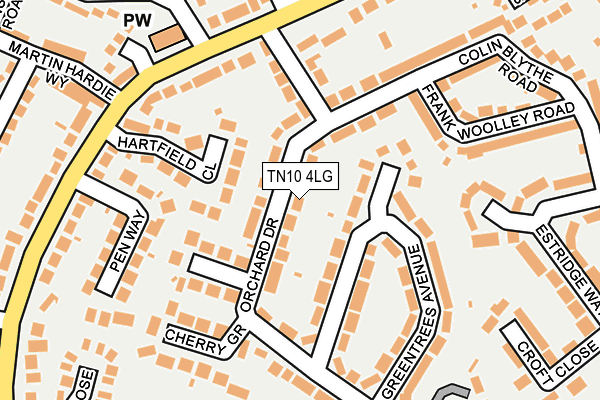 TN10 4LG map - OS OpenMap – Local (Ordnance Survey) TN10 4LG map - OS OpenMap – Local (Ordnance Survey)
