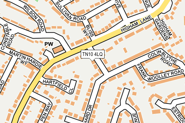 TN10 4LQ map - OS OpenMap – Local (Ordnance Survey) TN10 4LQ map - OS OpenMap – Local (Ordnance Survey)