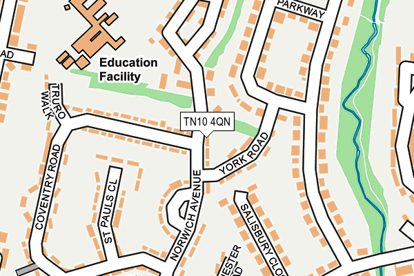 TN10 4QN map - OS OpenMap – Local (Ordnance Survey)