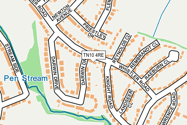 TN10 4RE map - OS OpenMap – Local (Ordnance Survey) TN10 4RE map - OS OpenMap – Local (Ordnance Survey)