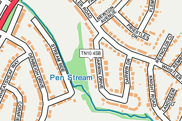 TN10 4SB map - OS OpenMap – Local (Ordnance Survey) TN10 4SB map - OS OpenMap – Local (Ordnance Survey)