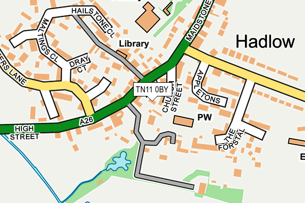 TN11 0BY map - OS OpenMap – Local (Ordnance Survey) TN11 0BY map - OS OpenMap – Local (Ordnance Survey)