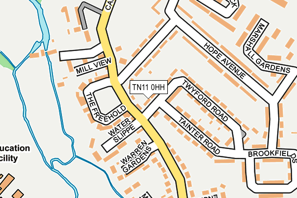 TN11 0HH map - OS OpenMap – Local (Ordnance Survey) TN11 0HH map - OS OpenMap – Local (Ordnance Survey)
