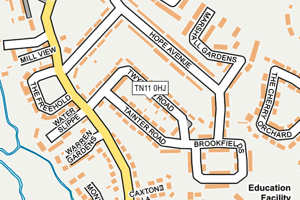 TN11 0HJ map - OS OpenMap – Local (Ordnance Survey) TN11 0HJ map - OS OpenMap – Local (Ordnance Survey)