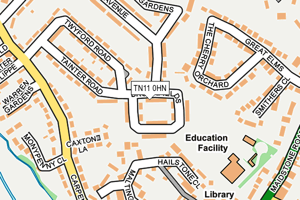 TN11 0HN map - OS OpenMap – Local (Ordnance Survey) TN11 0HN map - OS OpenMap – Local (Ordnance Survey)