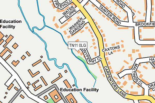 TN11 0LG map - OS OpenMap – Local (Ordnance Survey)
