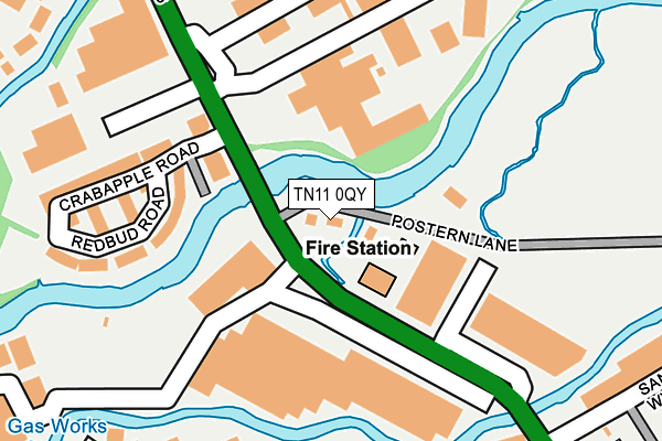 TN11 0QY map - OS OpenMap – Local (Ordnance Survey)