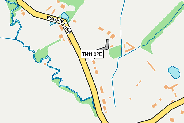 TN11 8PE map - OS OpenMap – Local (Ordnance Survey) TN11 8PE map - OS OpenMap – Local (Ordnance Survey)