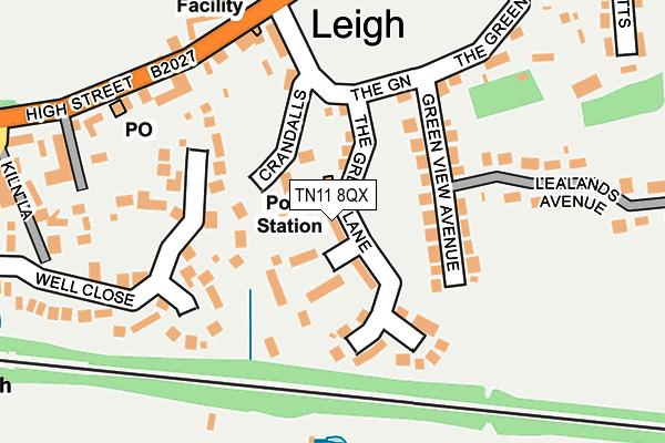 TN11 8QX map - OS OpenMap – Local (Ordnance Survey) TN11 8QX map - OS OpenMap – Local (Ordnance Survey)