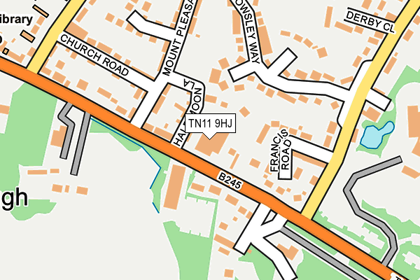 TN11 9HJ map - OS OpenMap – Local (Ordnance Survey) TN11 9HJ map - OS OpenMap – Local (Ordnance Survey)