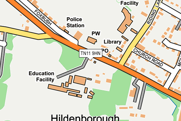 TN11 9HN map - OS OpenMap – Local (Ordnance Survey)