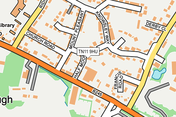 TN11 9HU map - OS OpenMap – Local (Ordnance Survey) TN11 9HU map - OS OpenMap – Local (Ordnance Survey)