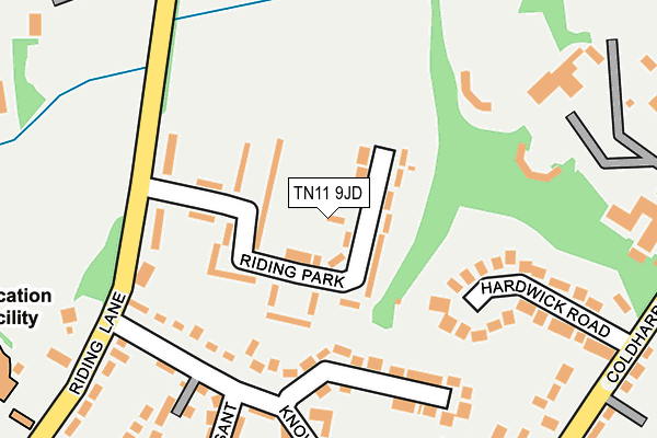 TN11 9JD map - OS OpenMap – Local (Ordnance Survey) TN11 9JD map - OS OpenMap – Local (Ordnance Survey)