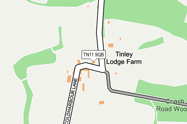 TN11 9QB map - OS OpenMap – Local (Ordnance Survey) TN11 9QB map - OS OpenMap – Local (Ordnance Survey)