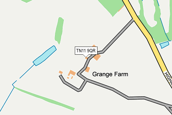 TN11 9QR map - OS OpenMap – Local (Ordnance Survey) TN11 9QR map - OS OpenMap – Local (Ordnance Survey)