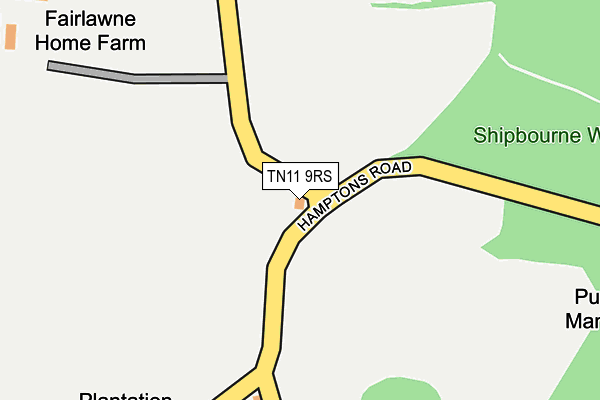 TN11 9RS map - OS OpenMap – Local (Ordnance Survey) TN11 9RS map - OS OpenMap – Local (Ordnance Survey)