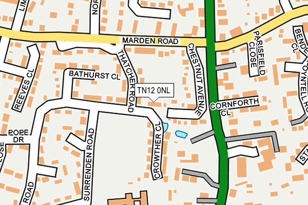 TN12 0NL map - OS OpenMap – Local (Ordnance Survey) TN12 0NL map - OS OpenMap – Local (Ordnance Survey)