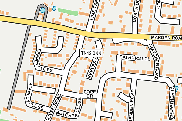 TN12 0NN map - OS OpenMap – Local (Ordnance Survey) TN12 0NN map - OS OpenMap – Local (Ordnance Survey)