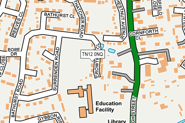TN12 0NQ map - OS OpenMap – Local (Ordnance Survey) TN12 0NQ map - OS OpenMap – Local (Ordnance Survey)