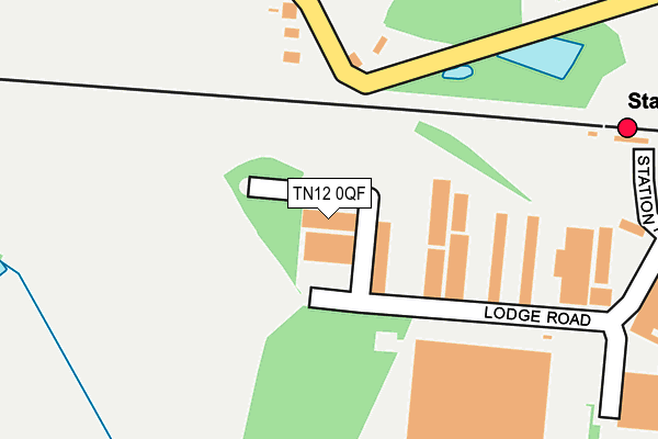 TN12 0QF map - OS OpenMap – Local (Ordnance Survey) TN12 0QF map - OS OpenMap – Local (Ordnance Survey)