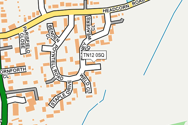 TN12 0SQ map - OS OpenMap – Local (Ordnance Survey) TN12 0SQ map - OS OpenMap – Local (Ordnance Survey)