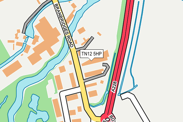 TN12 5HP map - OS OpenMap – Local (Ordnance Survey) TN12 5HP map - OS OpenMap – Local (Ordnance Survey)