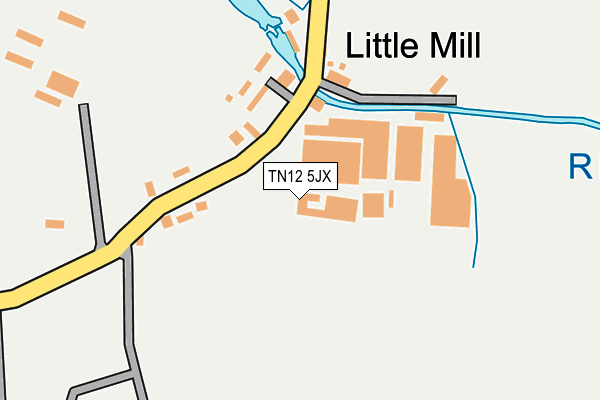 TN12 5JX map - OS OpenMap – Local (Ordnance Survey) TN12 5JX map - OS OpenMap – Local (Ordnance Survey)