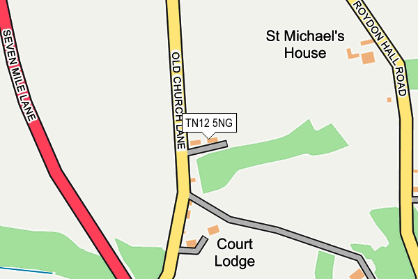 TN12 5NG map - OS OpenMap – Local (Ordnance Survey) TN12 5NG map - OS OpenMap – Local (Ordnance Survey)