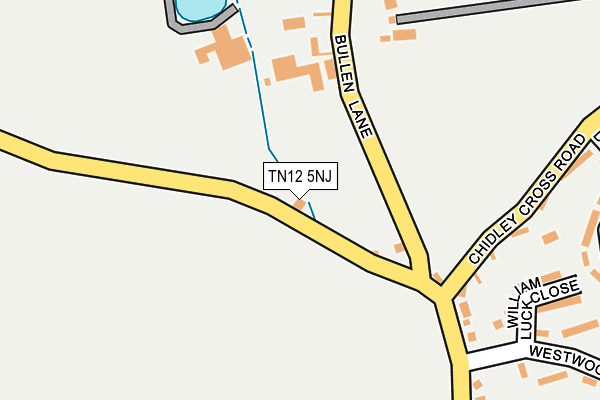 TN12 5NJ map - OS OpenMap – Local (Ordnance Survey) TN12 5NJ map - OS OpenMap – Local (Ordnance Survey)