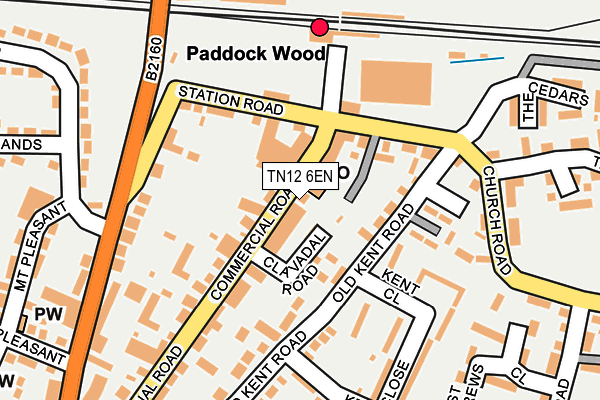 TN12 6EN map - OS OpenMap – Local (Ordnance Survey)